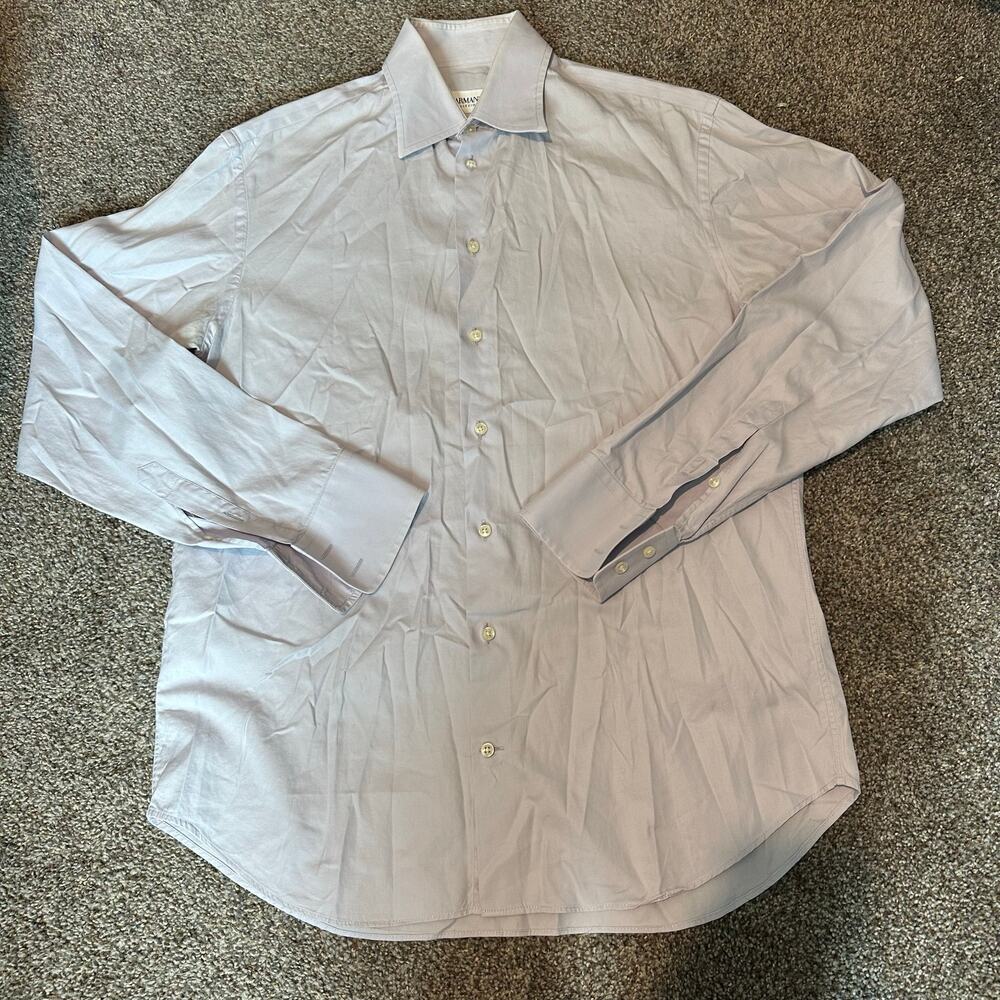 ARMANI COLLEZIONI Men's Dress Shirt Size 39/15.5